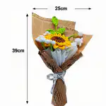 Crochet Sunflower Flower Bouquets - Image 2