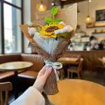 Crochet Sunflower Flower Bouquets - Image 4
