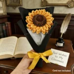 crochet sunflower